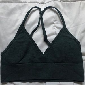 Army green Lulu lemon sports bra!
